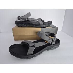 NEW Teva Men's Hurricane 4 Sport Sandal Gray & Black, Size 13, #1093379